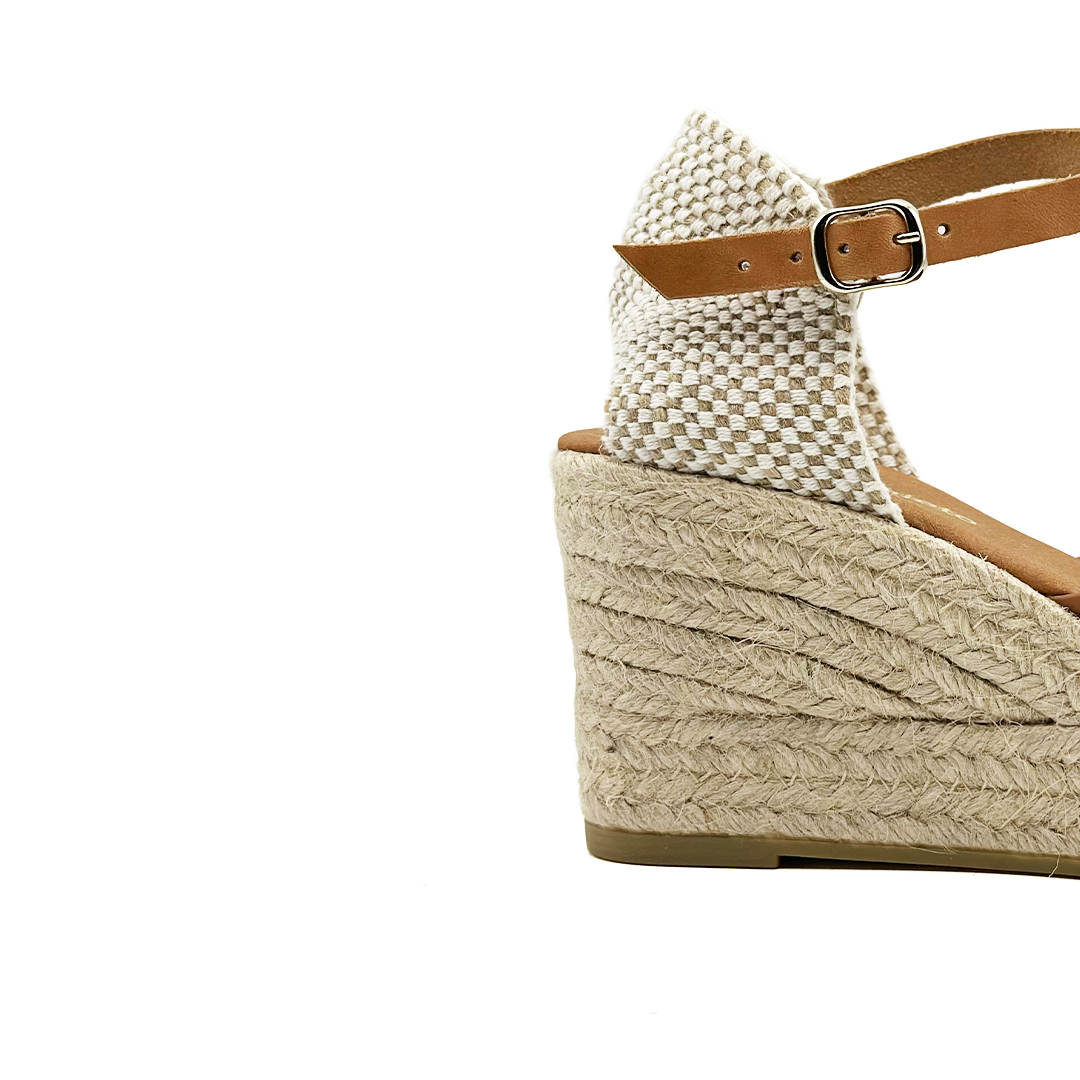 Cayetana D5 Ante Kaki Ribete de Piel